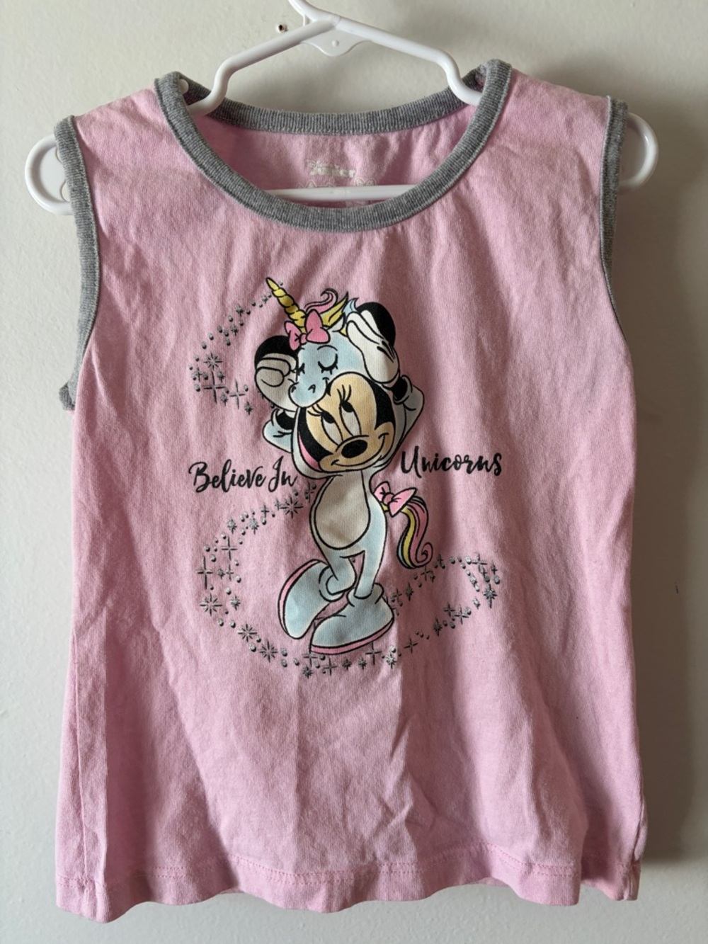 Disney Pink Minnie Mouse Unicorn Tank Top